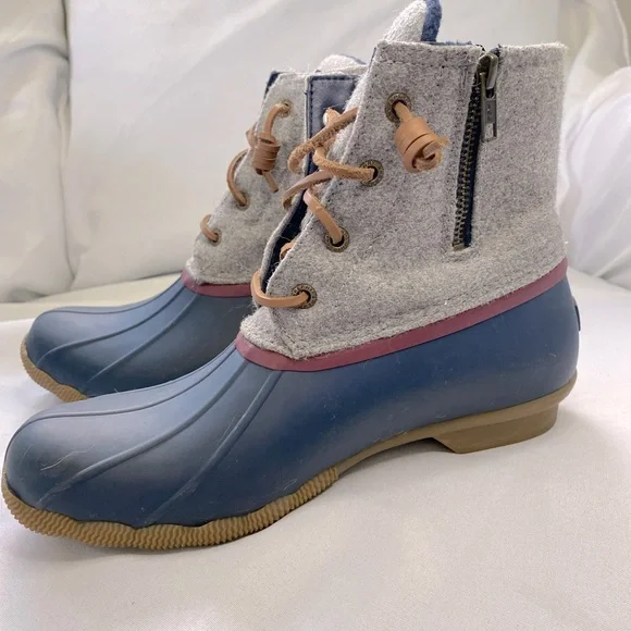 SPERRY Saltwater Wool Grey Duck Boots Sperry Women main image 2